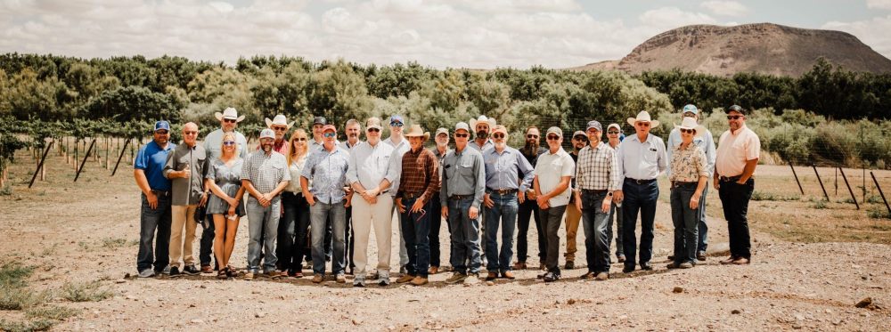 AgTrust Farm Credit Board of Directors and Executive Team at a vineyard in New Mexico