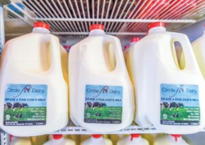Circle N Dairy gallons of milk