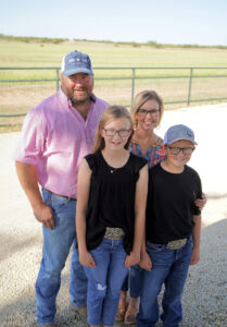 Cody Hughes, his wife Amy, and children Carley and Caleton.