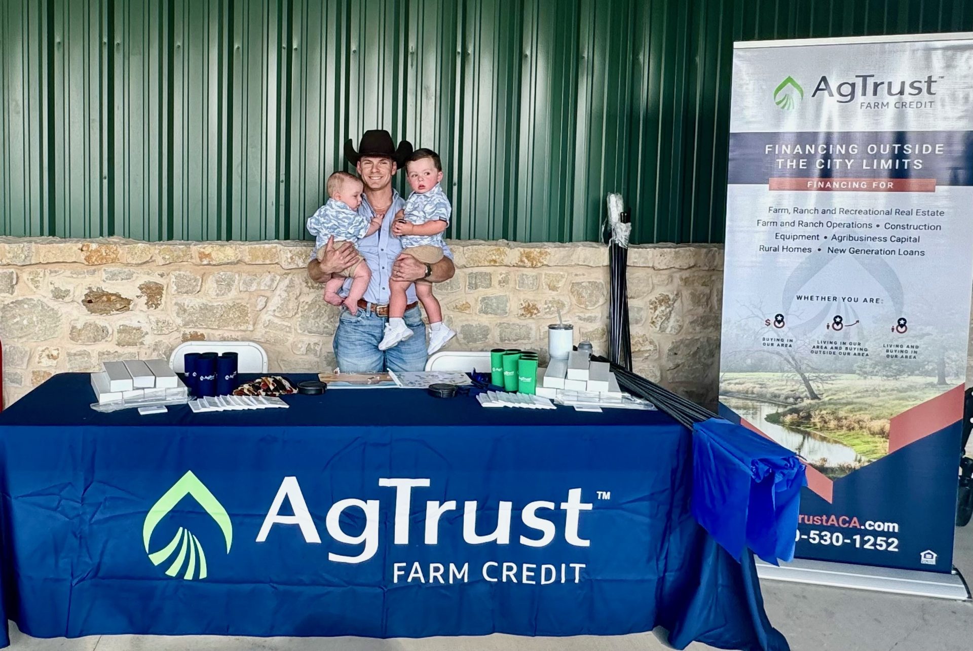 AgTrust Credit Office President Walker Dailey supporting the Decatur Ranch Gathering hosted by the Texas and Southwestern Cattle Raisers Association.