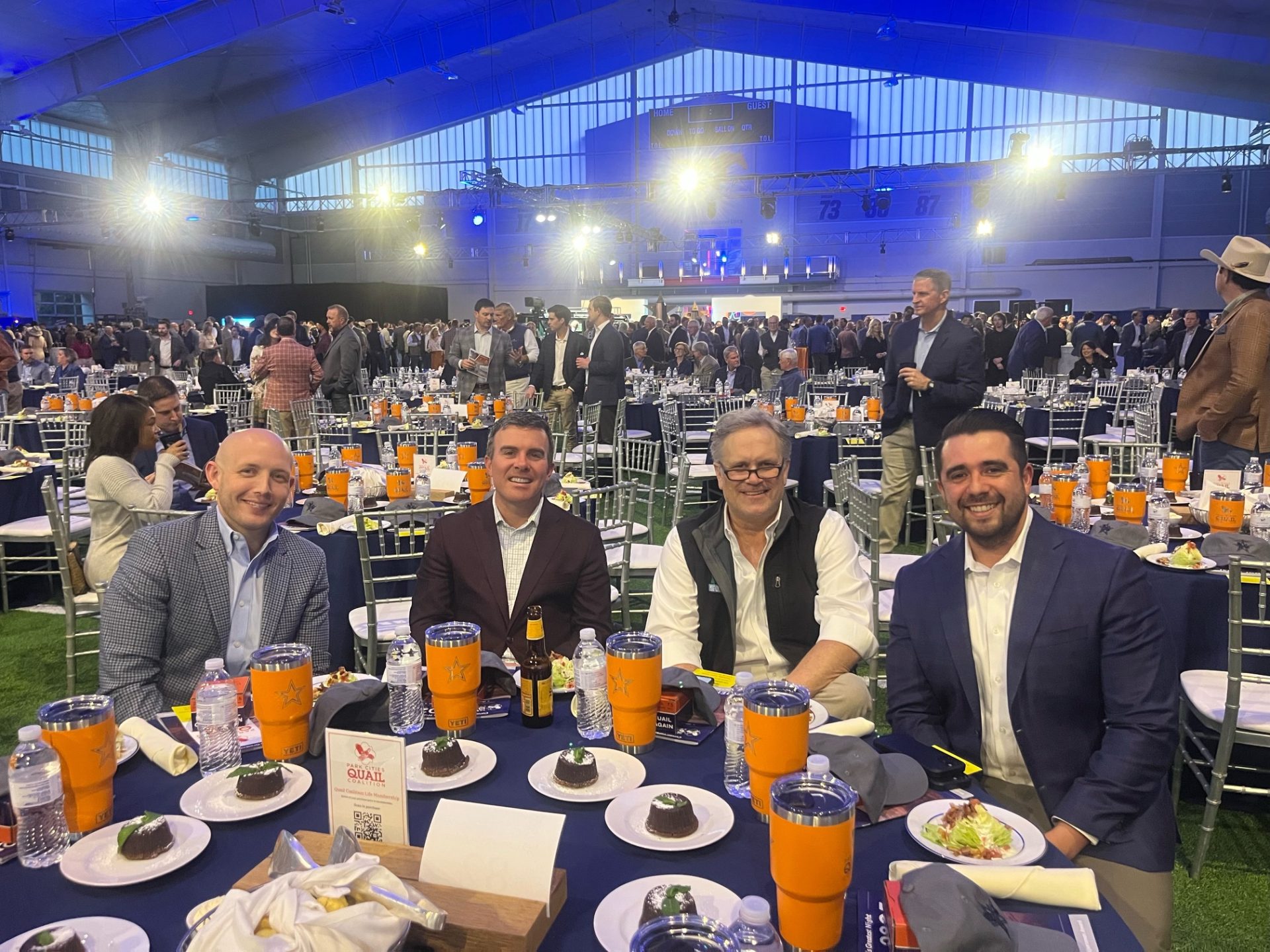 Park Cities Quail Dinner with VP of Relationship Managment Kyle Felan