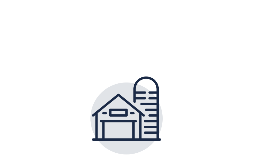 Navy barn icon